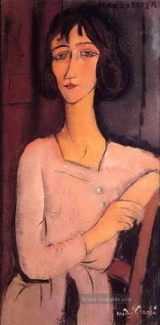  sitzt Galerie - Margarita sitzt 1916 Amedeo Modigliani